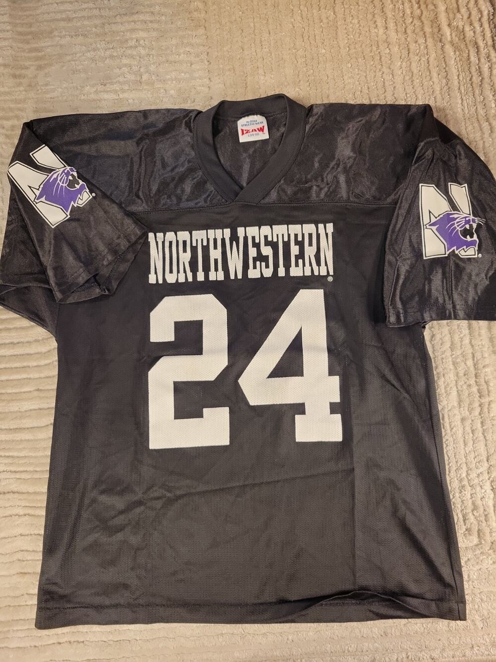 Northwestern Wildcats Jersey Youth Size Large NCAA College Football boys